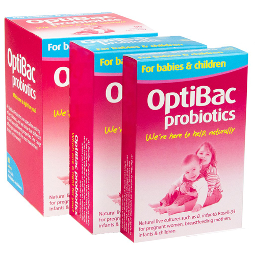 Men vi sinh Optibac cho bé từ sơ sinh và bà bầu