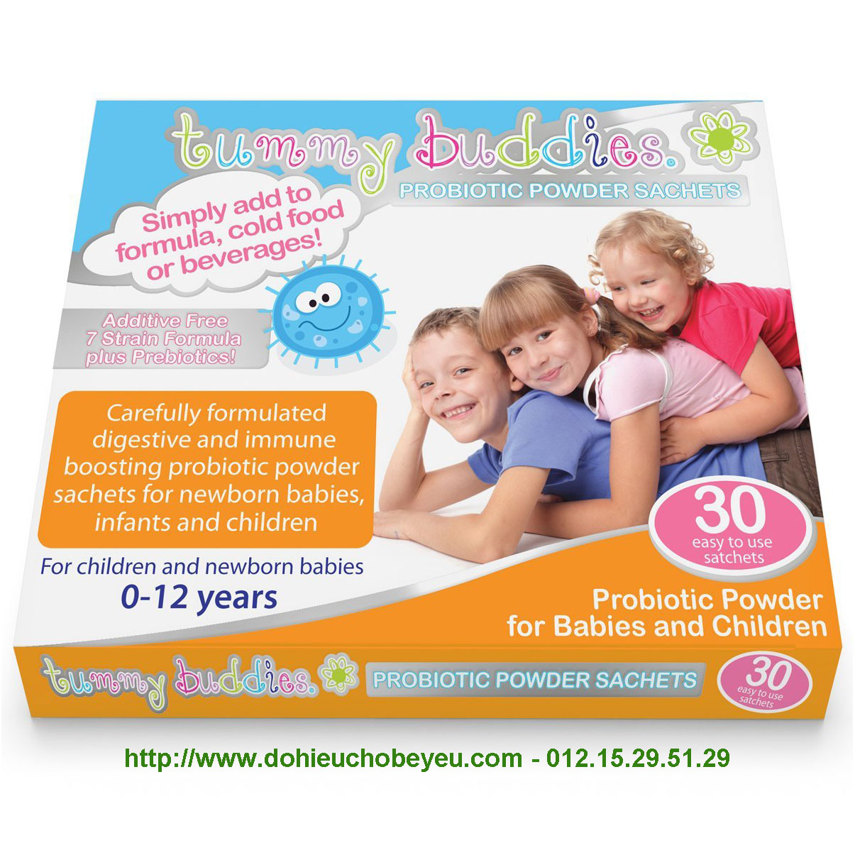 men vi sinh Tummy 30 ngày