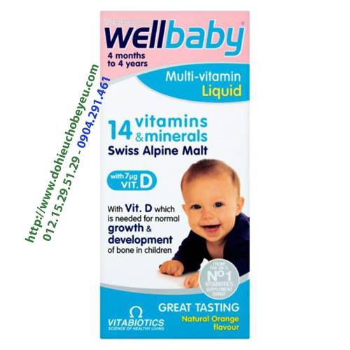 Wellbaby Multi-vitamin Liquid